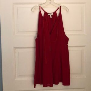 Joie red crepe top size XS